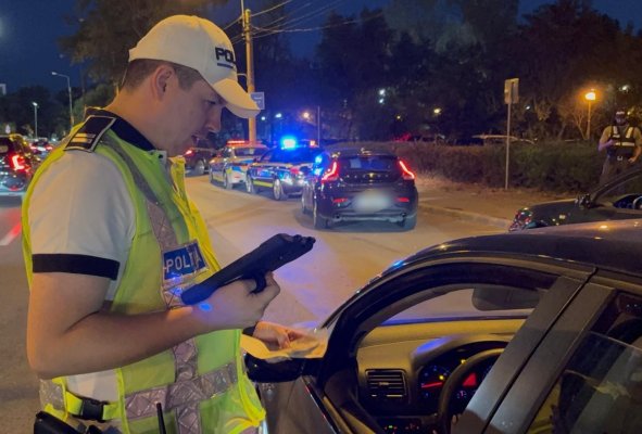 Politiștii constănțeni au retras zece certificate de înmatriculare în noaptea de 23 spre 24 august
