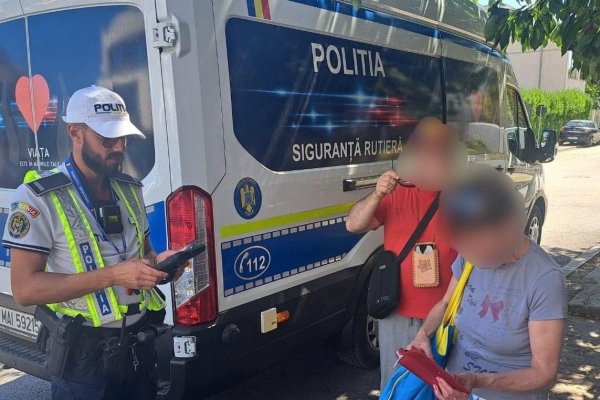 Polițiștii constănțeni au sancționat 58 de bicicliști