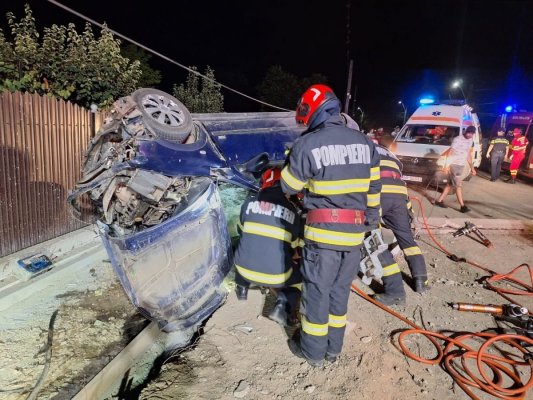 Accident înfiorător în județul Brăila: o tânără și-a pierdut viața, iar alți trei tineri au fost grav răniți