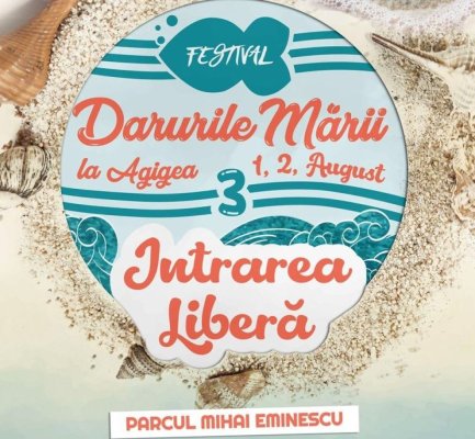 Primăria Agigea vă invită la Festivalul „Darurile Mării”!