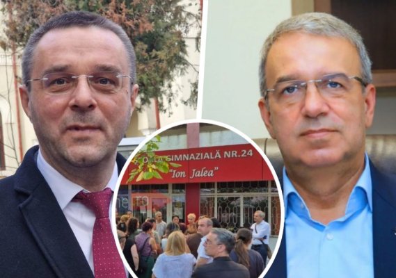 Ce zic Sorin Mihai și Vergil Chițac despre scandalul mutării elevilor de la Școala Ion Jalea la fosta Școală Spectrum. Video 