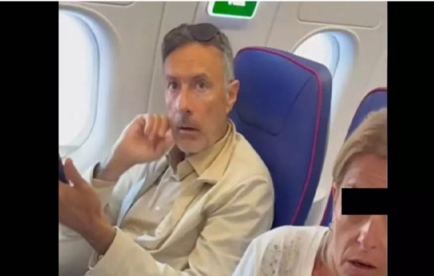Cristian Rizea îl surprinde pe Florian Coldea într-un zbor spre Coasta de Azur VIDEO