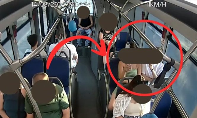 Călători surprinși fumând în autobuz, de Sfânta Maria! Video