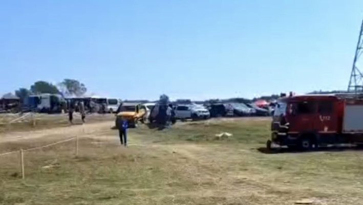 Doi spectatori au fost răniți de o roată desprinsă de la un autoturism, la o competiție de Rally Cross