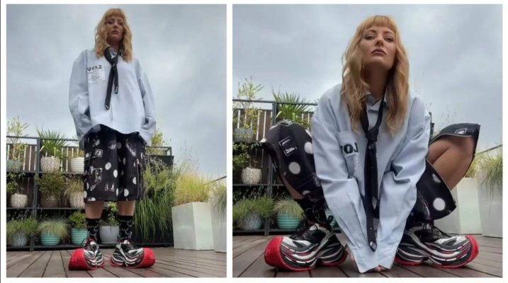 Delia a uimit pe toată lumea cu noua ei pereche de adidaşi