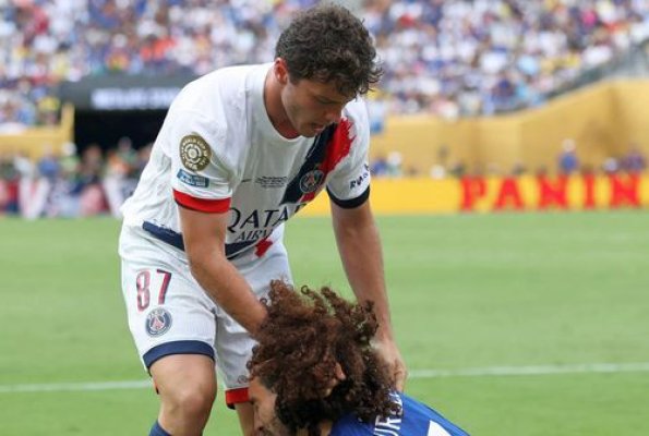 Fotbal: Joao Neves de la PSG, suspendat pentru Supercupa Europei