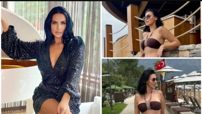 La 40 de ani, soția lui Ștefan Bănică nu ezită să pozeze sexy