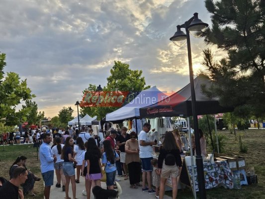 Locuitorii din Agigea s-au adunat în Parcul Mihai Eminescu, la Festivalul „Darurile Mării”. Video