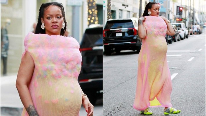 Rihanna, apariție extravagantă în Los Angeles. Ce au spus fanii artistei despre rochia de 3.000 de dolari