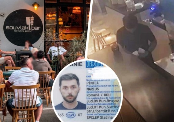 Angajat model! Un bărbat a plecat cu încasările restaurantului Souvlaki Bar... și a pierdut banii la păcănele! Video