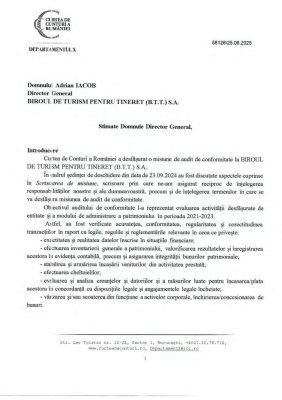 Dezastru la BTT: Curtea de Conturi sesizează Parchetul, după descoperirea unor ilegalități majore la Costinești. Video