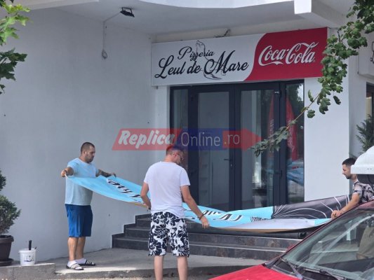 După ce s-a umplut de bani toata vara, de pe urma terasei „Leul de Mare“ construită ilegal, familia Petre a tras oblonul. Video