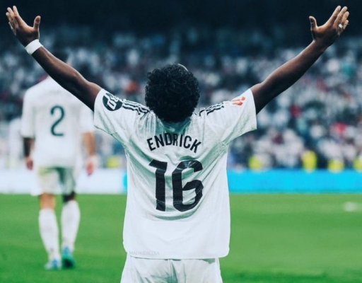 Fotbalistul Endrick va purta tricoul cu numărul 9 la Real Madrid