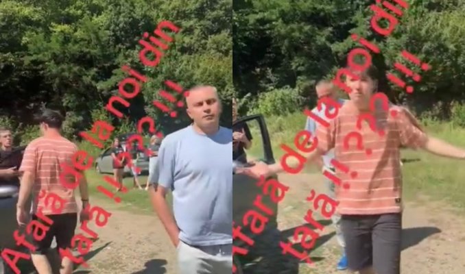 Ucraineni goniți de români dintr-un loc amenajat pentru grătare: „Noi suntem stăpâni aici. Afară!” Video 