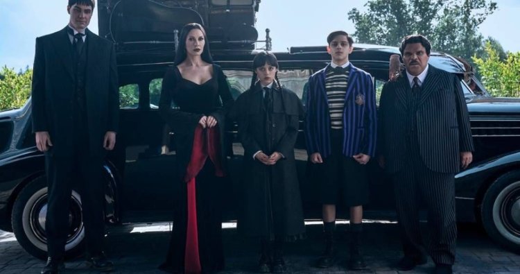 Premiera serialului „Wednesday” a avut loc în centrul Londrei 