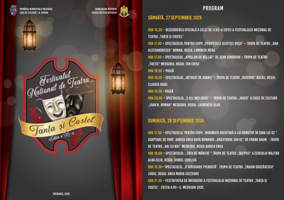 Primăria Medgidia vă invită la teatru