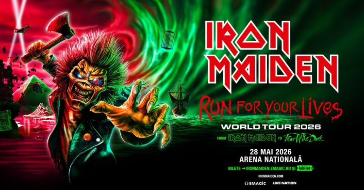 Iron Maiden aduce turneul Run for your Lives la București, pe 28 mai