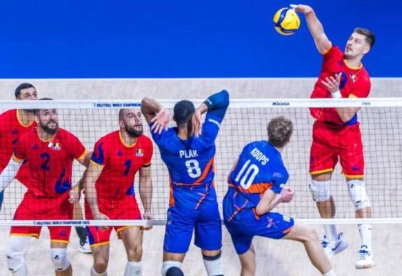 Volei masculin: România, învinsă la mare luptă de Olanda, la Campionatul Mondial din Filipine