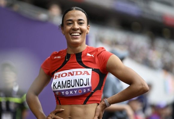 Atletism: Elvețianca Ditaji Kambundji, medaliată cu aur la 100 m garduri, la Mondialele de la Tokyo