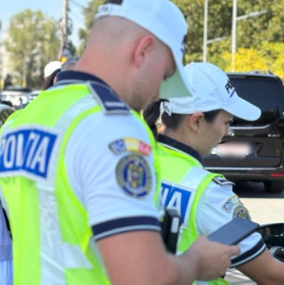 Razii ale polițiștilor rutieri, în Portul Constanța. Amenzi de peste 8.000 de lei