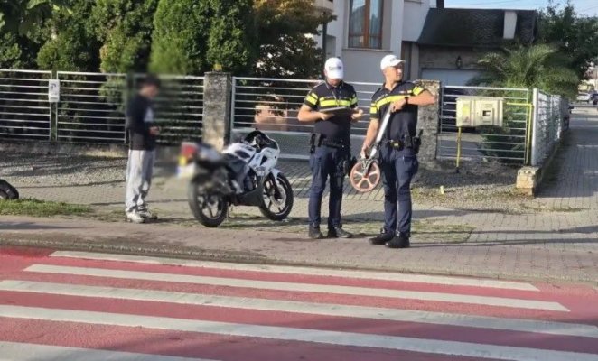 Accident la Alba-Iulia! O femeie a fost lovită de un motociclu pe trecerea de pietoni