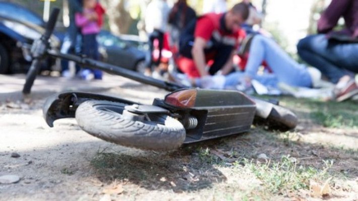 54 de copii, utilizatori de trotinete, au ajuns la Urgenţe în urma accidentelor