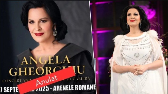 Angela Gheorghiu, complet dezamăgită! Concertul de la Arenele Romane, anulat „din lipsă de interes”