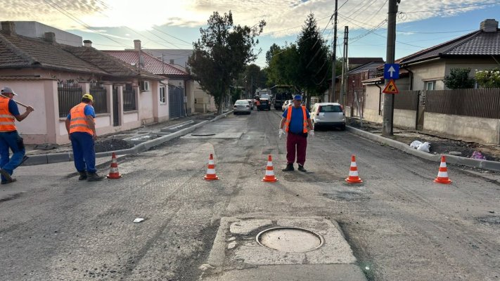 Atenție șoferi! Se asfaltează carosabilul pe strada Izvor din cartierul Coiciu 