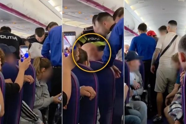 Scandal într-un avion care venea de la Bruxelles. Un român a lovit echipajul şi a urlat „Slava Diana Șoşoacă!“
