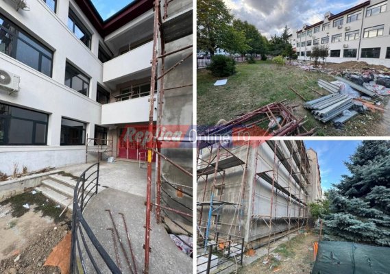 Lucrările la Liceul Callatis din Mangalia nu se vor finaliza în decembrie! Video