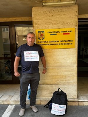 Președintele Sindicatului Liber al Damen Mangalia a intrat în greva foamei