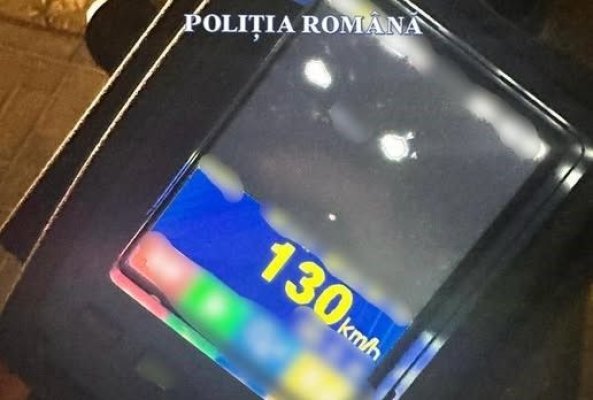 Un alt șofer a fost prins de polițiști, pe Bd. Mamaia, circulând cu 130 de km pe oră!