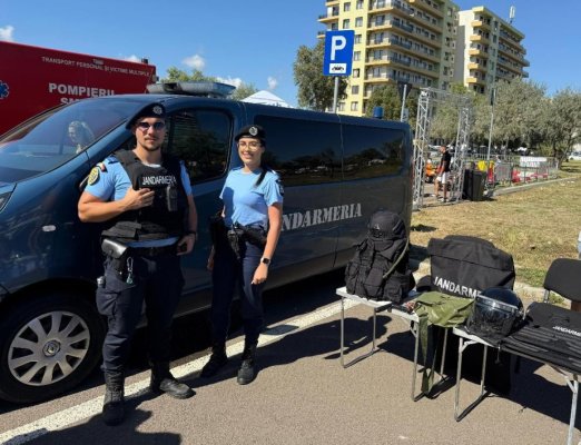 Jandarmeria Constanța, în mijlocul acțiunii la Mamaia Rally Show 2025