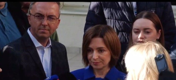 Preşedintele Maia Sandu: Am votat să păstrăm pacea. Moldova, casa noastră scumpă, este în primejdie
