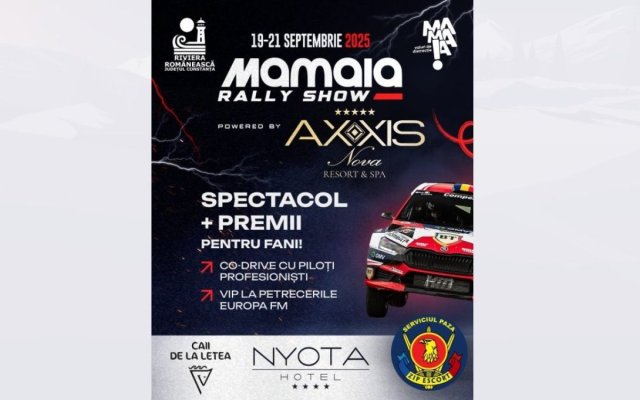 OMD Mamaia aduce spectacol pe litoral cu Mamaia Rally Show 2025: adrenalină și distracție până târziu în toamnă