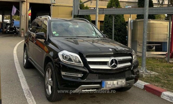 Autoturism de 100.000 lei, căutat în Germania, descoperit de polițiștii de frontieră la Porțile de Fier I