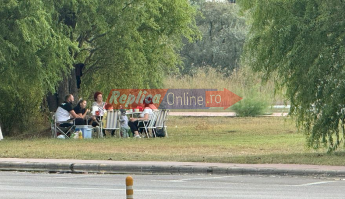 Picnicul la iarbă verde din Mamaia a redevenit un trend în ascensiune cu vedere la lac! Video
