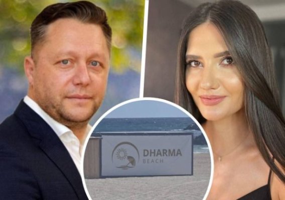 Primarul Robert Șerban, complice la ilegalitățile comise de soția sa pe plaja din Eforie Sud! Video