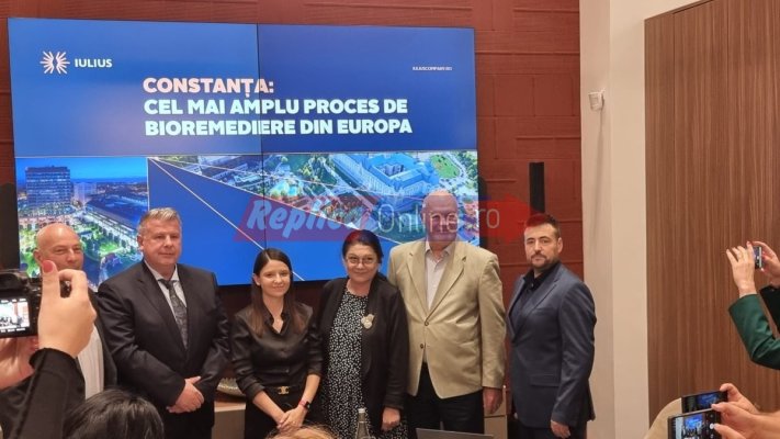 Compania Iulius dă startul, la Constanța, celui mai amplu proces de bioremediere din Europa! Video 