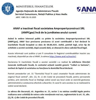 Explozia din Rahova: Firma care avea contract cu blocul pentru revizia gazelor era inactivată fiscal de câteva luni