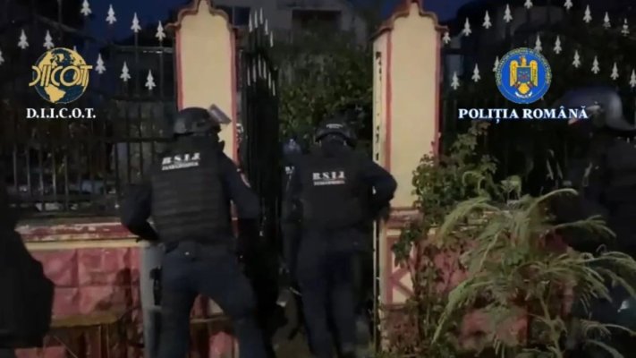 Percheziții masive efectuate de DIICOT și de Poliție în București și mai multe județe din țară