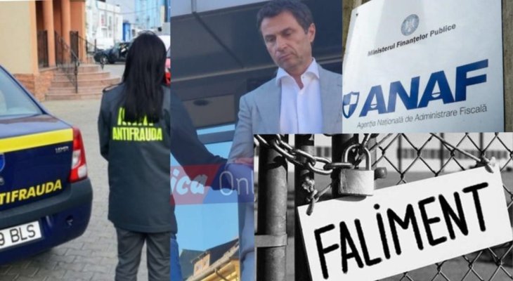 ANAF cere falimentul  firmei deținute de omul de afaceri care i-a dat 30.000 de euro șpagă lui Cristian Radu  