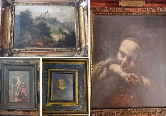 Răsturnare de situație în ancheta tablourilor găsite în Henri Coandă. Ar putea fi copii ale versiunilor originale