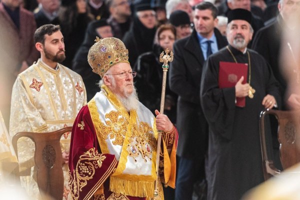Preşedintele Nicuşor Dan l-a decorat pe Patriarhul Constantinopolului, Bartolomeu I 