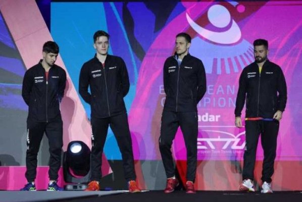 Tenis de masă: Echipa masculină a României, învinsă în finala Europenelor de la Zadar