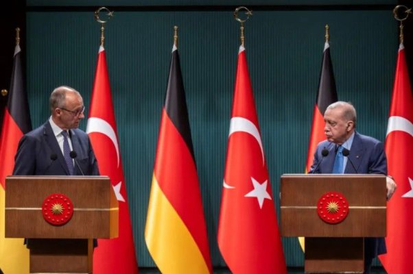 Turcia: Erdogan și Merz s-au confruntat public pe tema războiului din Gaza
