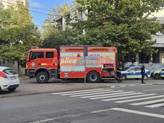 Incendiu la clădirea Georgetei Tapangea din Tomis Nord! Video