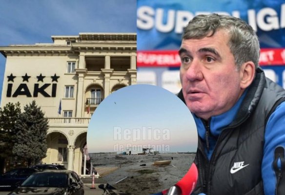 Gheorghe Hagi își trage plajă în fața  hotelului Iaki din Mamaia