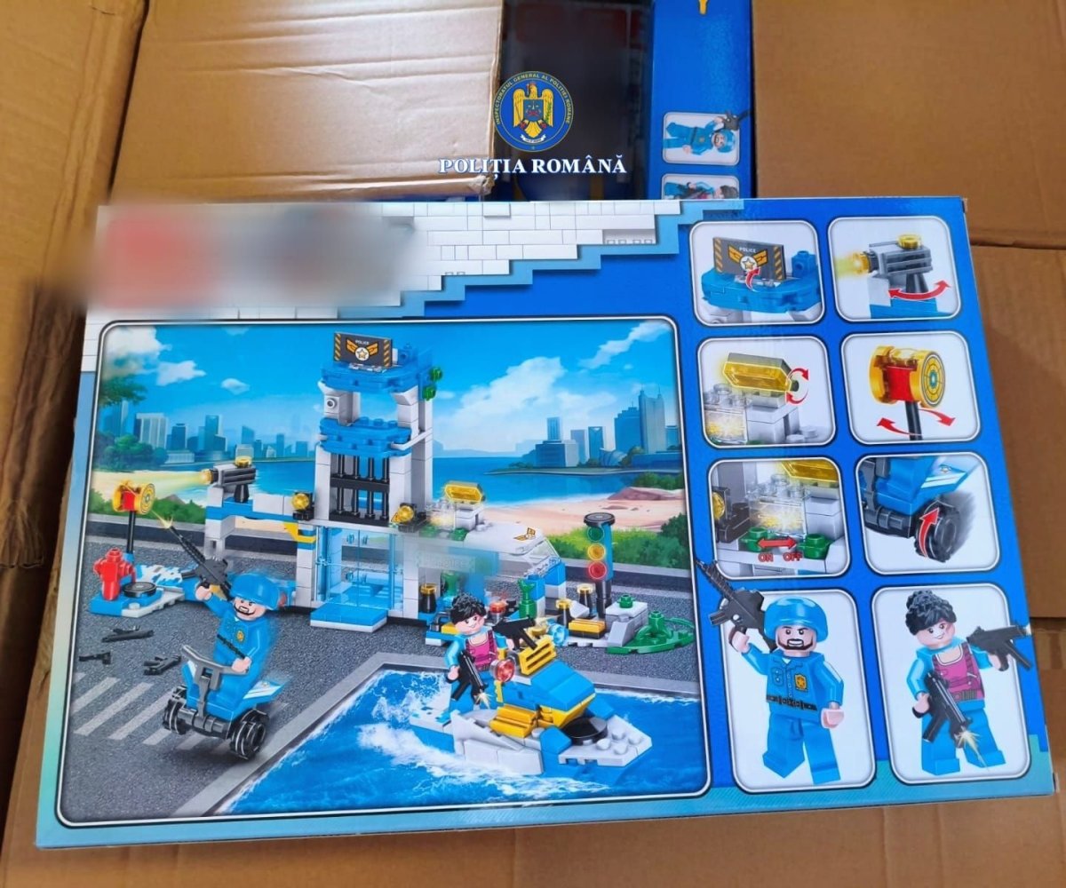 Jucarii susceptibile de a fi contrafacute, descoperite de politisti