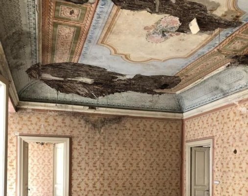 Acoperişul vilei din Herculane unde a locuit împărăteasa Sissi a fost furat